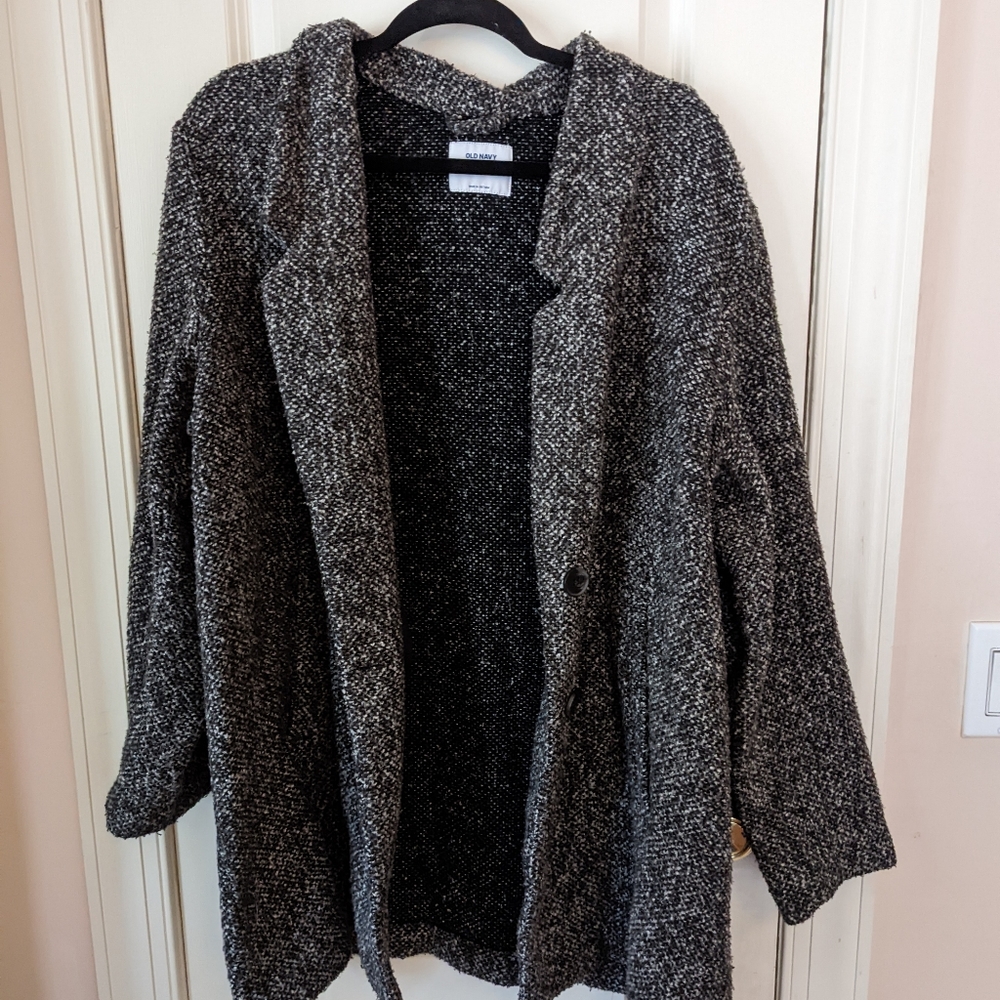 Oversized Tweed Jacket